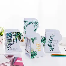 1 шт. Kawaii металлический Регулируемый тропический лес книжные концы Настольный книжный Органайзер держатель Настольная домашняя Книжная Полка Подставка школьные канцелярские принадлежности