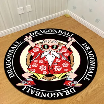 

Anime Dragon Ball Cartoon Crane Immortal Carpet Son Goku Circular Carpet Computer Chair Floor Mat Collection Morden Gift M2113