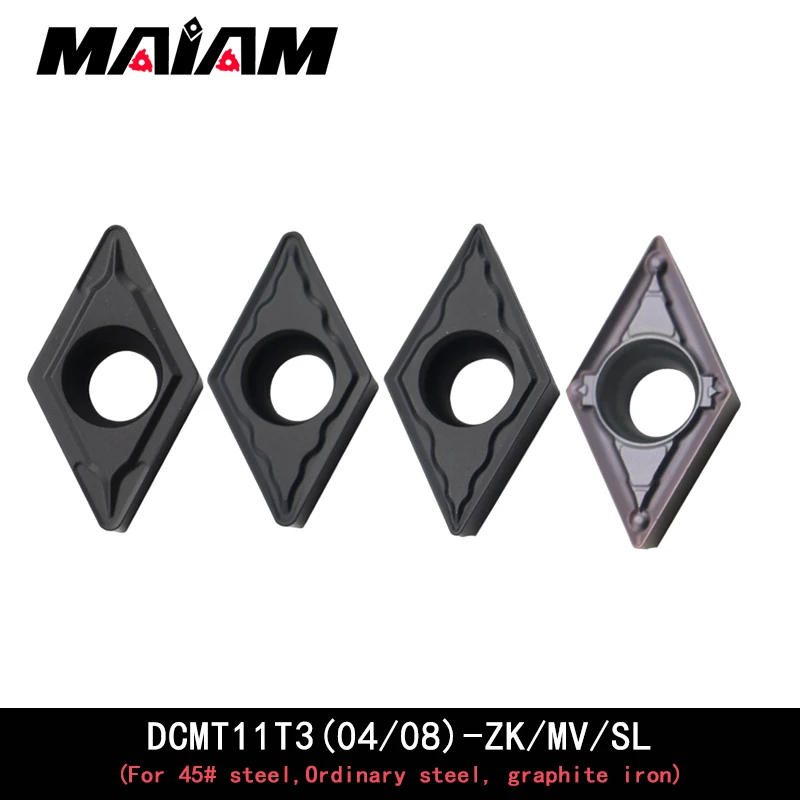 DCMT ромбовидный токарный инструмент DCMT11T3 DCMT11T304 DCMT11T308 вставка sduc sducr sducr11