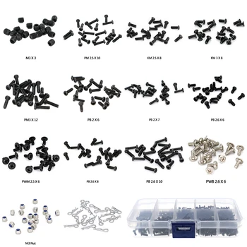 

Wltoys 144001 RC Car Spare parts 20Pcs/Set Screws Pan Head Screws Flat Head Screws Half tooth screw for RC Car M2 M2.5 M3 screw