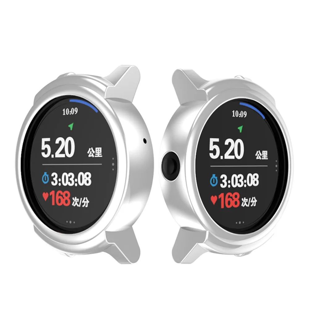 Ультратонкий чехол из ТПУ для Ticwatch E Smart Watch, защитный чехол, мягкий силиконовый бампер для Tic Watch E Frame, аксессуары для ношения