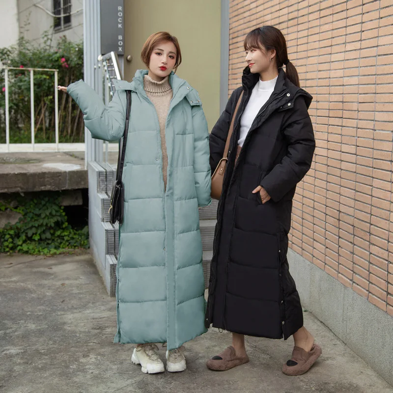 FTLZZ Winter Jacket White Duck Down Parkas Women