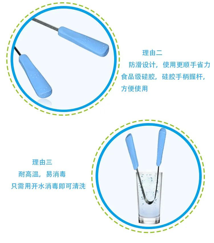 Manufacturers Wholesale Stainless Steel Tongue Coating Maker ABS Handle Removing Bad Breath Cleaning Tongue Coating Tongue Scrap