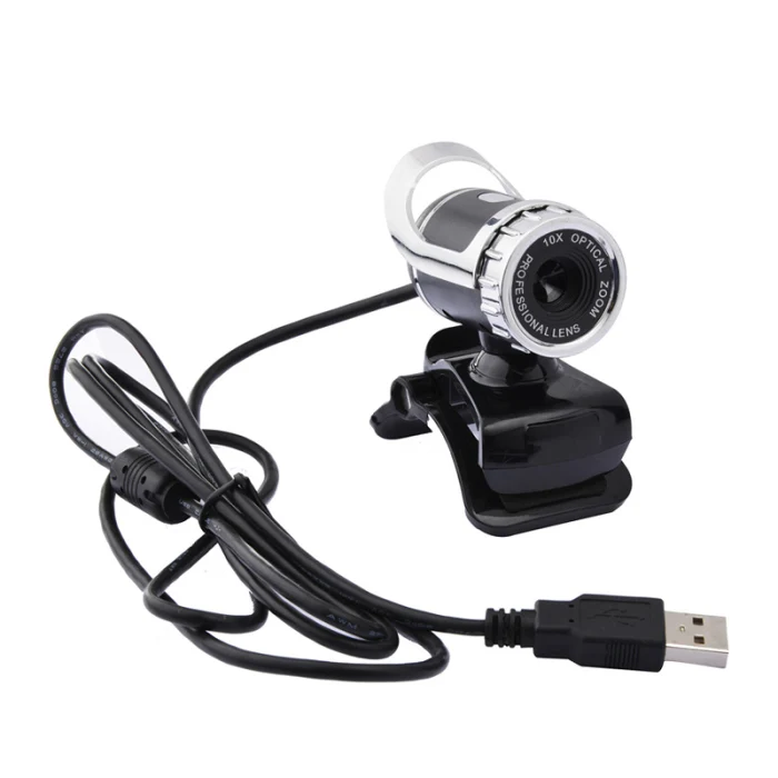 12 Megapixel HD Web Camera USB 2.0 Web Cam 360 Degree Webcam with Sound Absorption Mic for PC Laptop VDX99