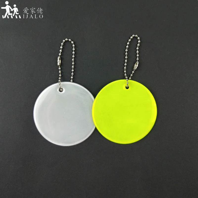 

Meilite Reflexite material 250 candle lights soft reflector Reflective keychain bag pendant accessories for traffic safety