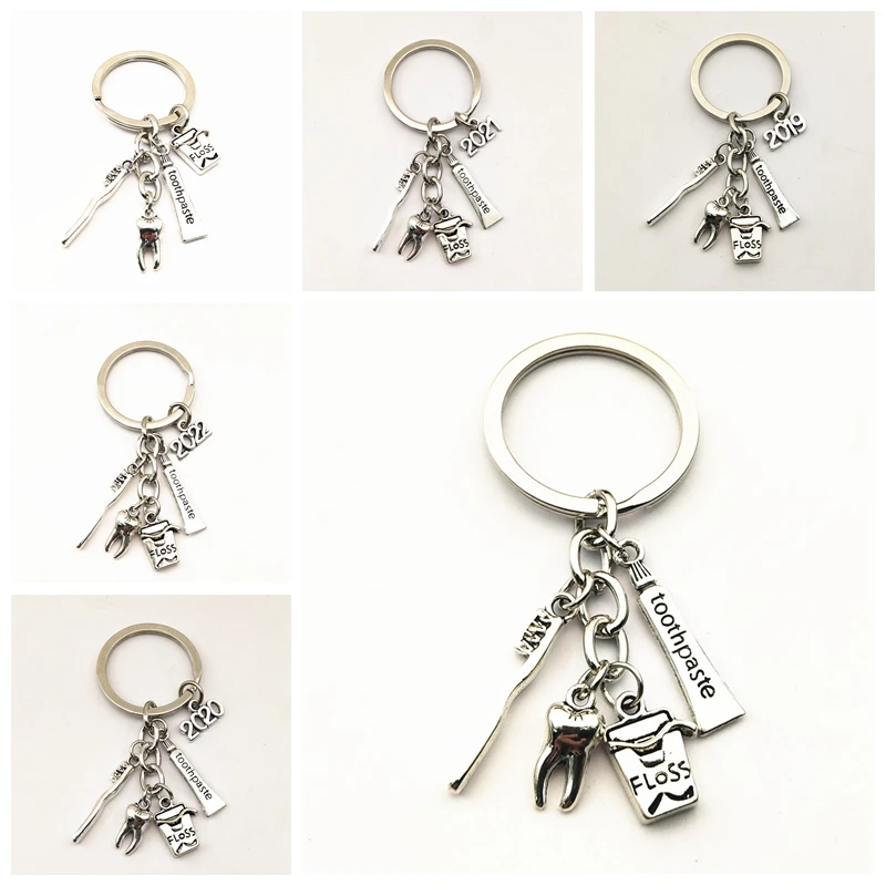 1pcs Toothbrush floss Toothpaste Tooth Key Holder Dental Hygienist