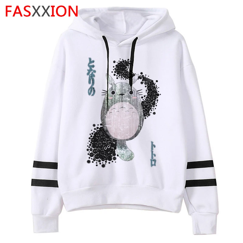 Totoro Kawaii Забавный мультфильм студия Ghibli Толстовка для женщин Харадзюку Миядзаки Хаяо милый 90s Толстовка Графический Ullzang толстовка женская