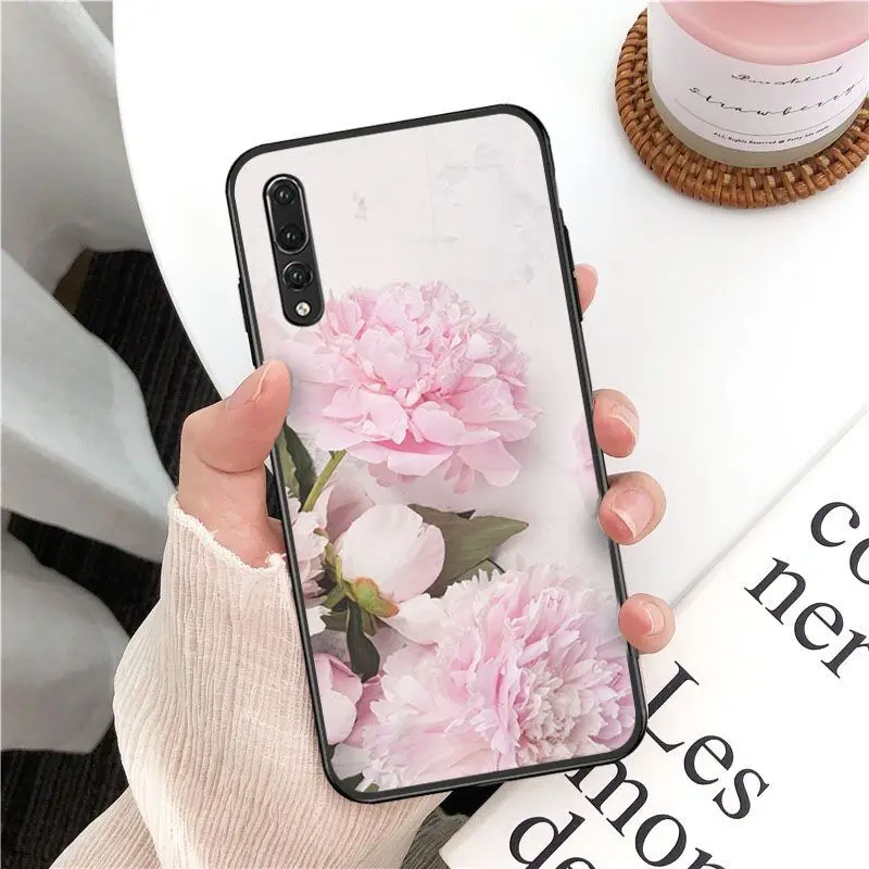 Elegant Pink Purple Peony On the Vase