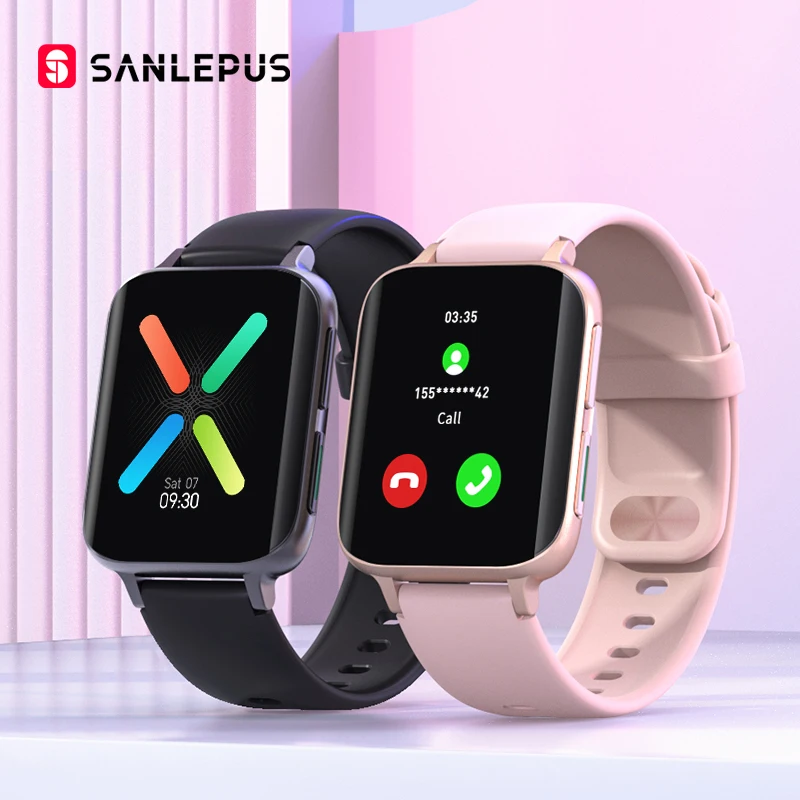 SANLEPUS 2021 Smart Watch Men Women Waterproof Watches Bluetooth Call Smartwatch MP3 Player For OPPO Android Apple Xiaomi Huawei