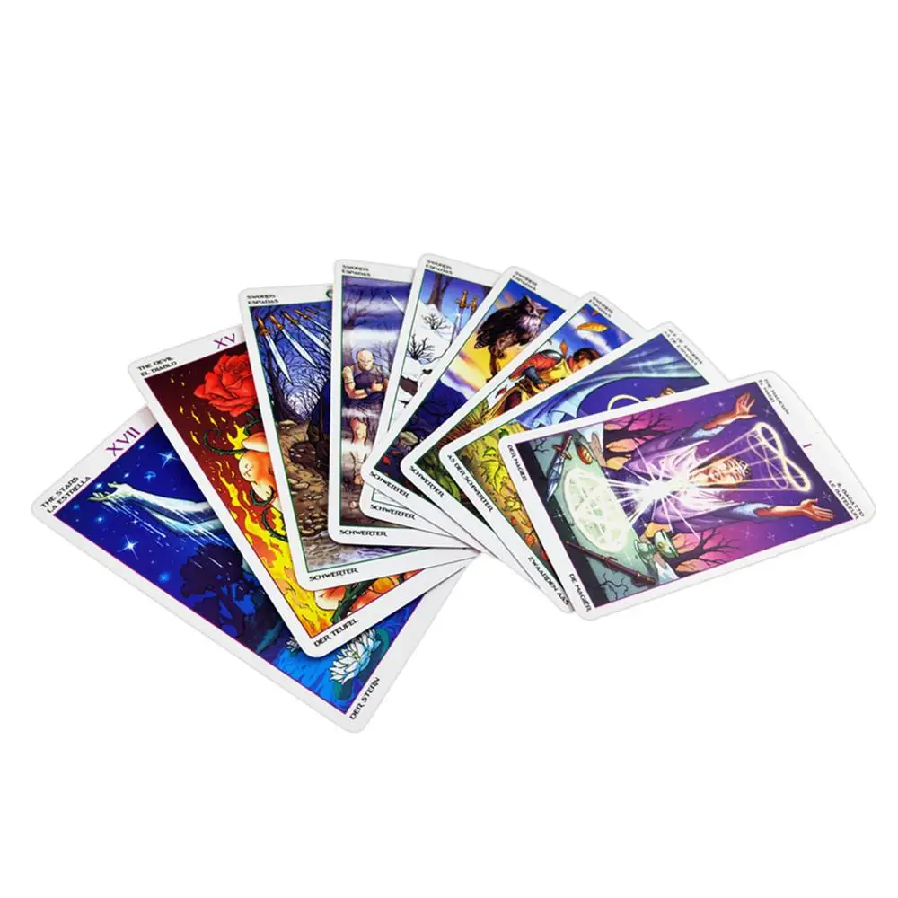 Настольная игра 78-card Wheel Of The Year Read Fate Tarot Card для личного использования предсказание будущего любовь карьера персонажа