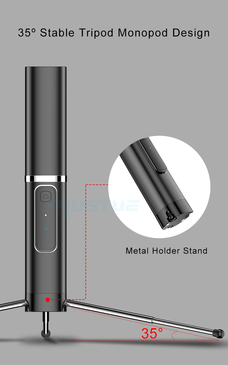 Штатив селфи палка для iPhone 11 Pro samsung S10 huawei Xiaomi штатив селфи палка Беспроводная Bluetooth с пультом дистанционного управления