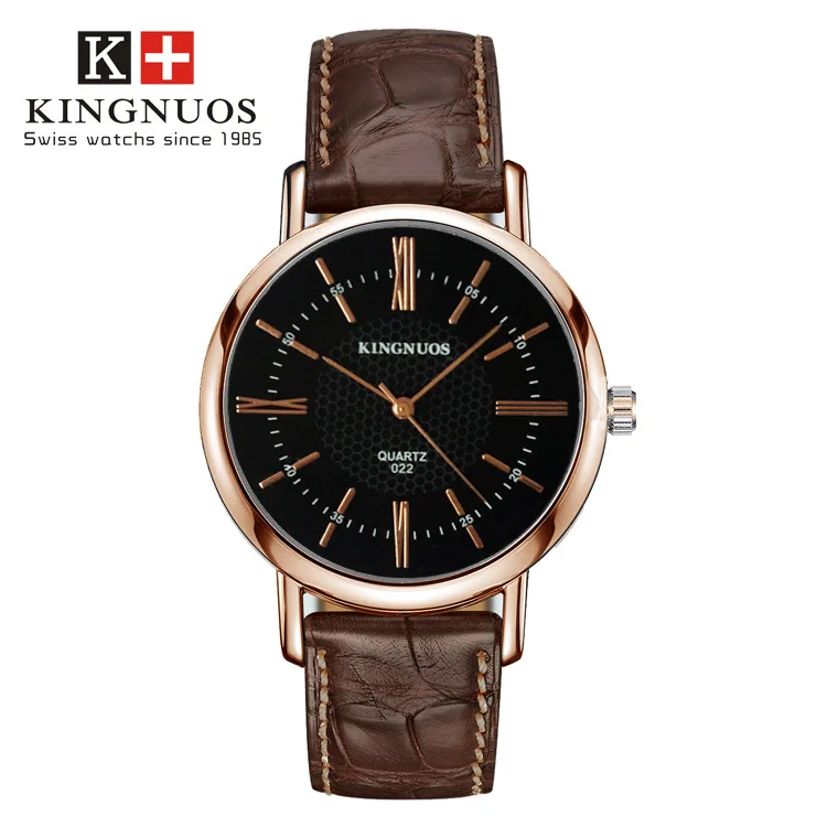 

Fashion Rose Gold Roman Numerals Belt Watch Men Women's Couples Students Belt Watch