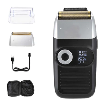 

Twin Blade Reciprocating Beard Razor Face Care Multifunction Strong Trimmer Rechargeable Cordless Shaver for Men