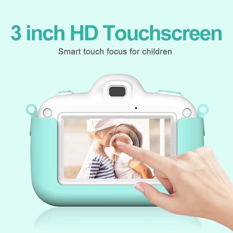 

Latest high quality 3.0 inch LCD Display Cute Children Digital Camera HD 1080P Mini Dual Lens Kids Camera 28MP Video