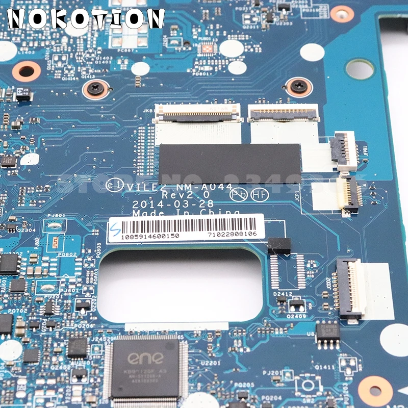 NOKOTION для lenovo Thinkpad Edge E531 Материнская плата ноутбука VILE2 NM-A044 04Y1300 04Y1299 04Y1298 HM77 GMA HD4000 DDR3