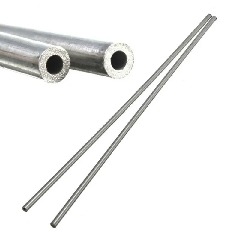 Stainless Steel Tube Steel Pipe 1/2/3/5/10pcs 304 Stainless Steel Tube OD1/1.5/2/3/5/6/8/10/12mm Round Capillary Straight Tube Length 250/500mm Capillary