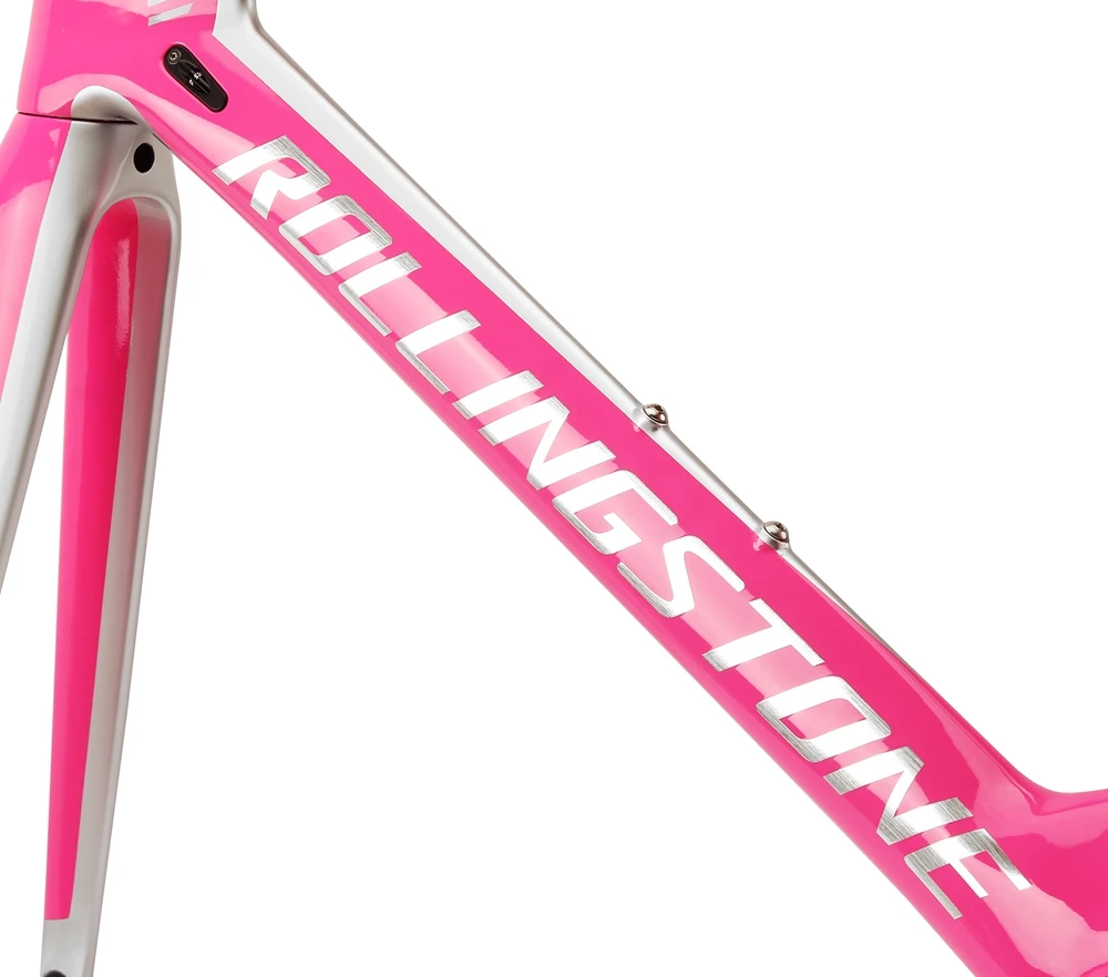 Rolling Stone FINDER UCI рама для велосипеда, углеродная рама для шоссейного велосипеда, aero frameset 700C 45 47 50 52 см, розовая Гоночная рама toray T800, Ультралегкая