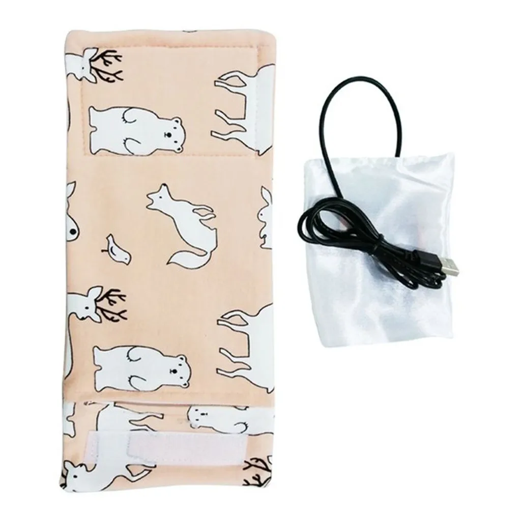 USB подогреватель молока воды дорожная коляска изолированная сумка детская бутылочка для кормления подогреватель для ребенка дропшиппинг#4