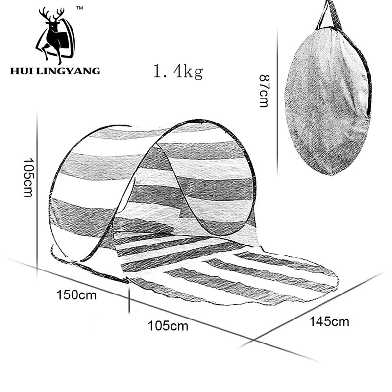 Складная палатка для походов, Пляжная палатка для отдыха, водонепроницаемое оборудование для кемпинга, автоматическое открытие фабрики