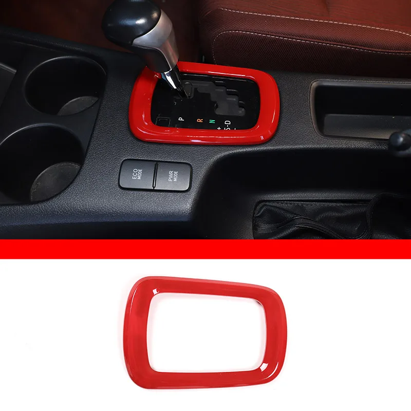 Abs Kohle faser Stil Auto Mittel konsole Schalthebel Rahmen Abdeckung Trim  Aufkleber für Toyota Hilux 2014-2018 Innen zubehör - AliExpress