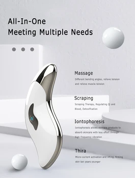 

1 Pc Facial Scraping Electric Instrument Dredge Meridian Lifting Electric Beauty Instrument Relieve Scraping Massage Instrument