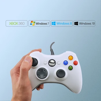 Data Frog Wired Gamepad Control For Xbox 360/Xbox 360 Slim/PC Controller Joystick For Windows 7/8/10 Microsoft PC With Vibration 2