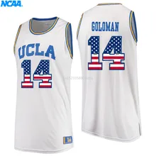 Новое поступление высокое качество UCLA GOLOMAN#14 руки#4 футболка колледжа Джерси S-XXXL