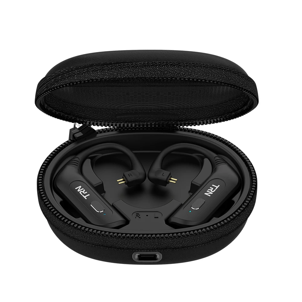 TRN BT20S PRO Bluetooth 5 0 ушной крючок Aptx/AAC/SBC кабель для наушников с зарядным боксом