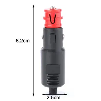 

Universal 12V-24V Car Cigarette Lighter Power Connection Cigaret Plug Socket Male Adaptor Q7J3