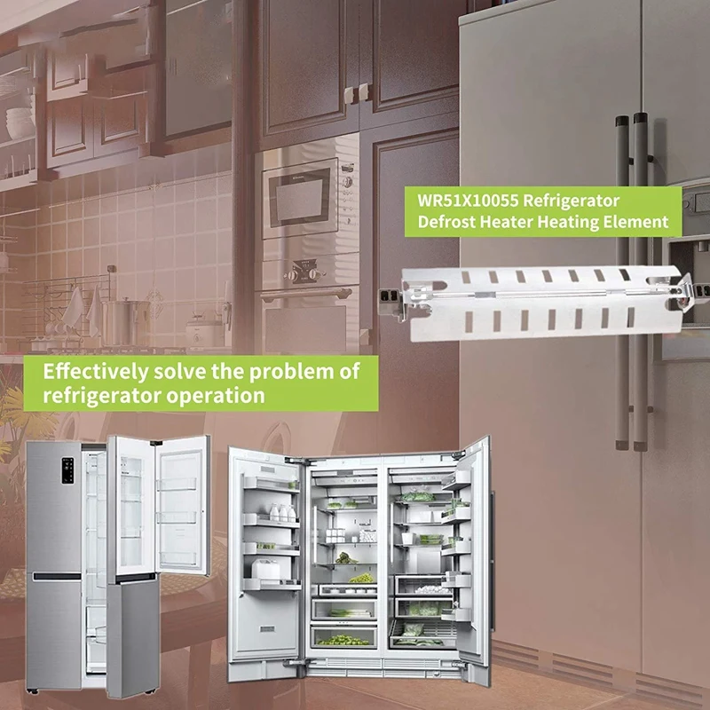 2 шт. размораживающие обогреватели WR51X10055 холодильник для Kenmore Hotpoint GE универсальный Электрический RCA морозильник