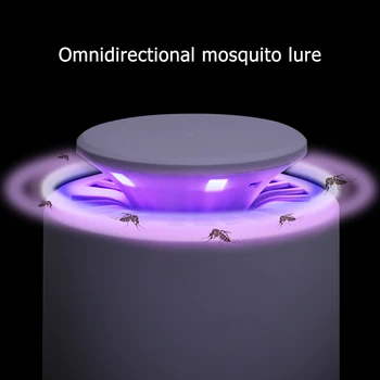 

Mosquito Killer 6LED UV Radiationless Insect Killer Lamp UV Photocatalys Bug Insect Trap Light for Bedroom Baby Room