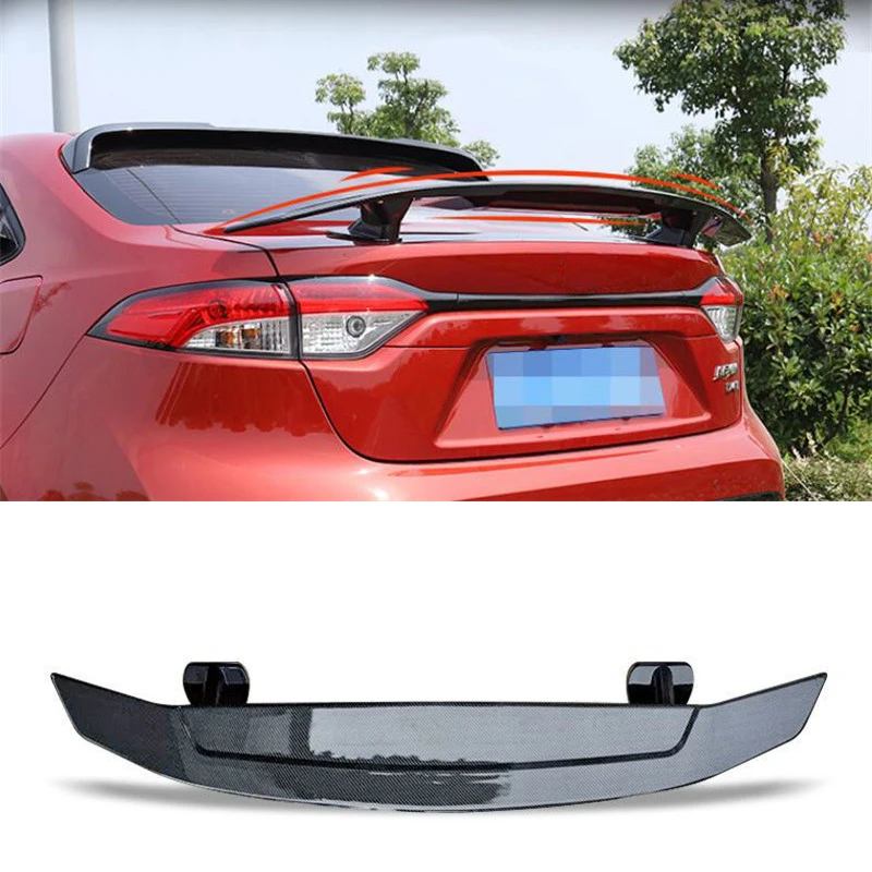Для автомобильного багажника новый спойлер заднее крыло Corolla 2017-2021 ABS углеродное