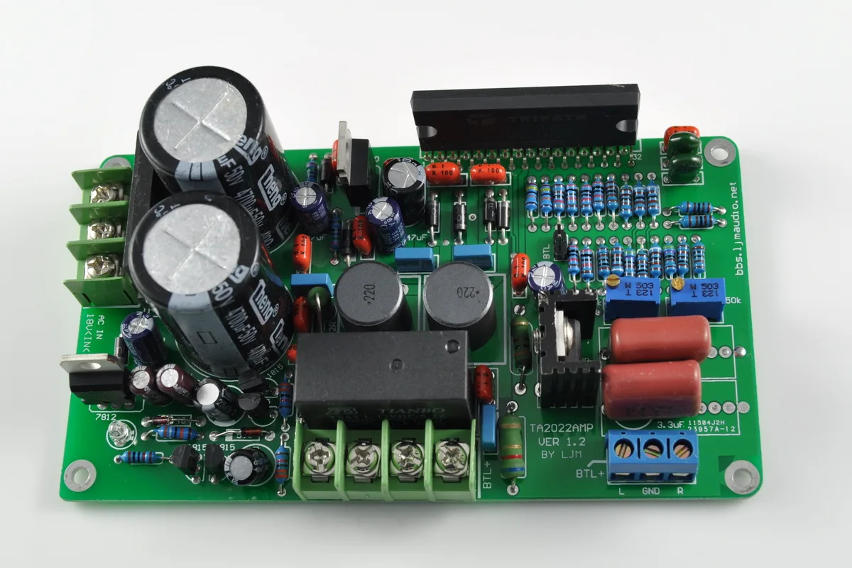 Amplificador de Potência Canais Duplos Kits Diy - Classe Terminada T-t Arquitetura Audiophile Som Qualidade Placa Ta2022 50-150w - Image 2