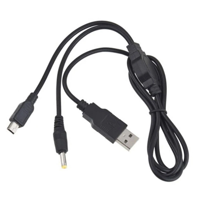 Cable cargador USB 2 en 1 para PSP 1000 2000 3000, Cable de carga, transferencia de datos, Sony PSP 2000, accesorio de juego|Cables de alimentación| - AliExpress