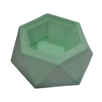 

Diamond Shaped Surface Succulent Plant Flower Pot Silicone Mold Gypsum Cement Flower Bonsai DIY Ashtray Candle Holder Mould