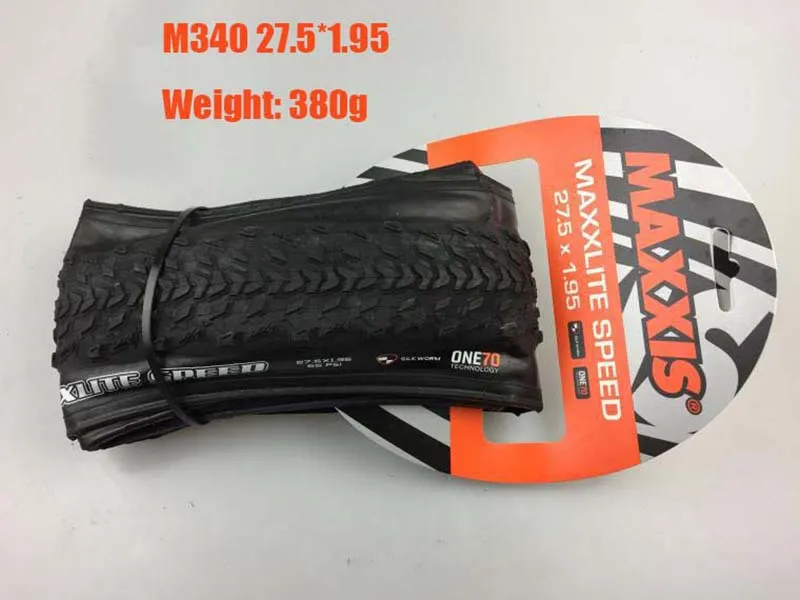 Maxxis сверхлегкие велосипедные шины 26*1,95 27,5*1,95 170TPI анти прокол MTB складывающиеся шины 26er 27,5 er велосипедные шины pneu - Цвет: M340-27.5X1.95zhedie