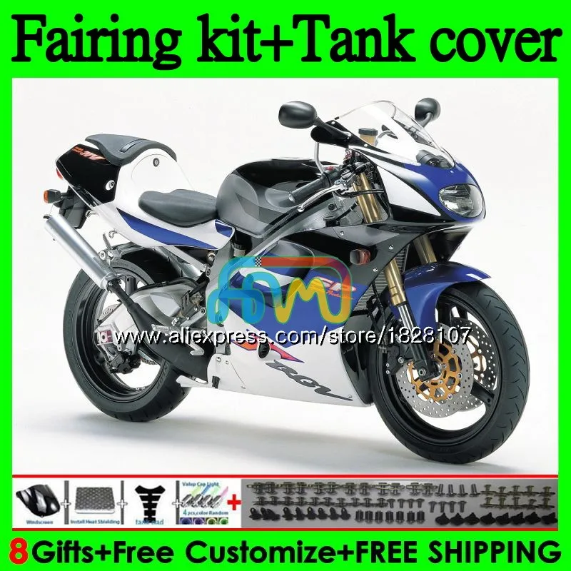 Комплект+ майка для SUZUKI RGV-250 RGV250 синий SAPC VJ22 103BS. 113 VJ21 RGV 250 92 93 94 95 96 1992 1993 1994 1995 1996 обтекатель - Цвет: No. 1