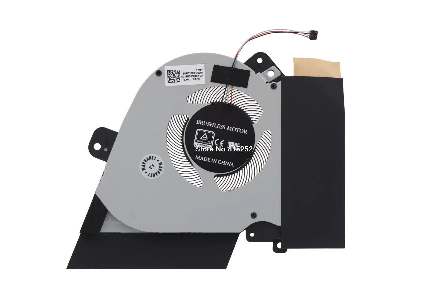 

Вентилятор GPU для ноутбука ASUS 13NR0210AM0901 DFS5K12304363C FM6F DC5V 0.5A
