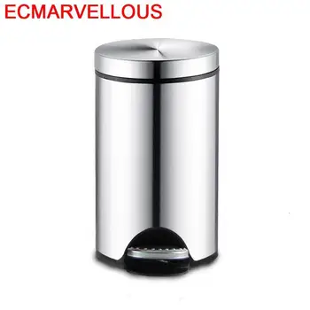 

Cubo De Basura Bag Papelera Oficina Vuilnisbak Trash Kitchen Garbage Dust Basurero Pedal Dustbin Lixeira Poubelle Rubbish Bin