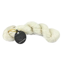 100g Hank 100% Silk Yarn Hand Knitting Crochet Nat White Undyed DIY For Garments  Clothes Soft and Cool Silk 8 2