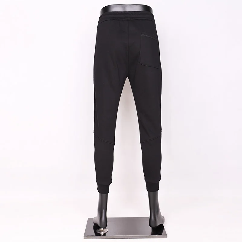 2019 New High Quality Pants Men Casual Elastic Long Trousers Male Cotton Lattice Black Work Pant men's Autumn Large Size 30-44