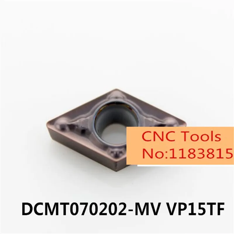 DCMT070202-MV VP15TF/DCMT070204-MV VP15TF/DCMT070208-MV VP15TF оригинальная вставка из карбида для токарного