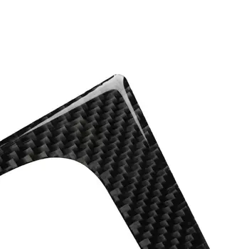 

1pc Gear shift sticker Car Carbon Fiber Black Cover Trim For Golf 6 MK6 2008-12