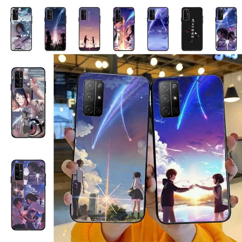 YNDFCNB аниме ваше имя чехол для телефона Huawei Honor 10 i 8X C 5A 20 9 30 lite pro Voew V30 | Мобильные