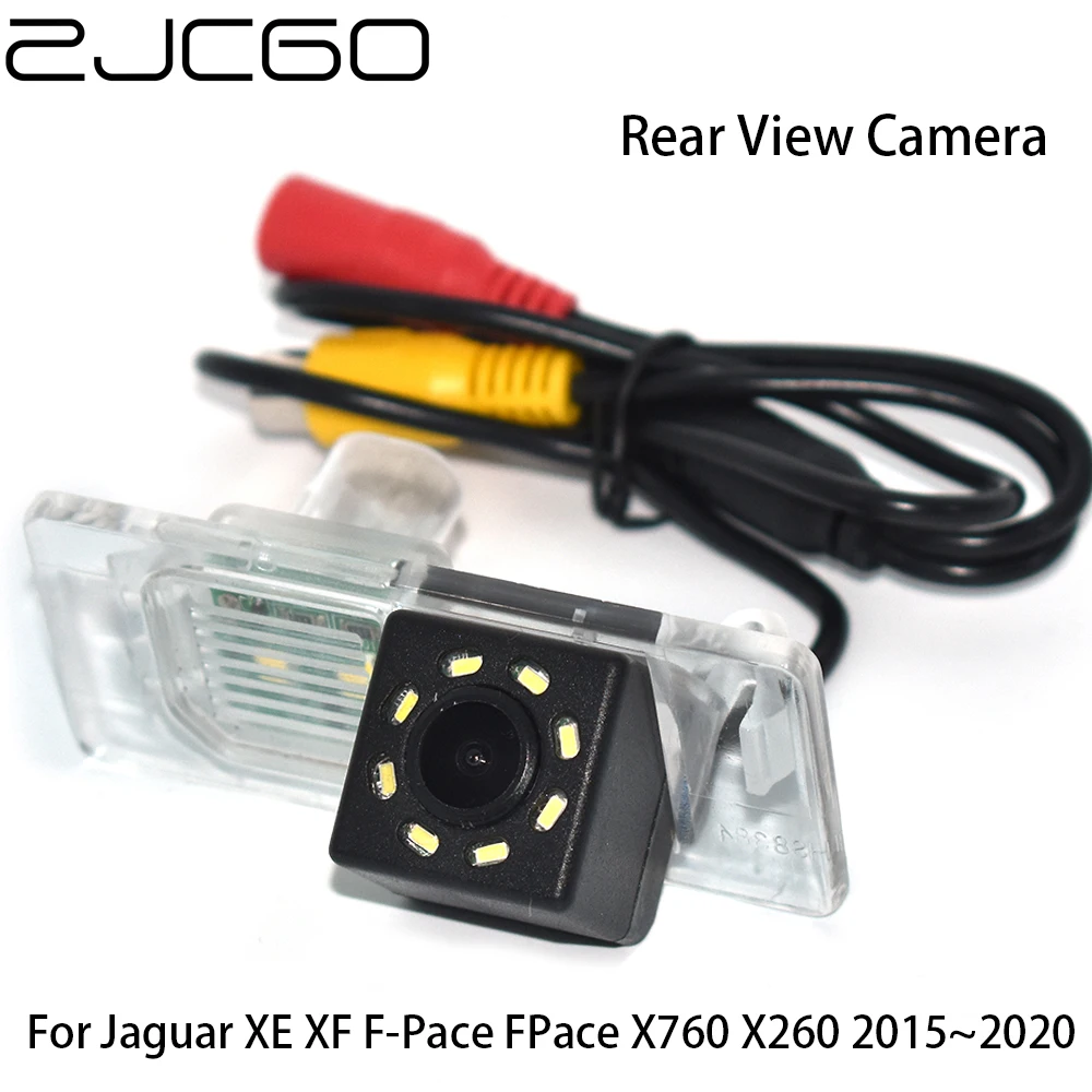 

ZJCGO HD Car Rear View Reverse Back Up Parking Night Vision Waterproof Camera for Jaguar XE XF F-Pace FPace X760 X260 2015~2020