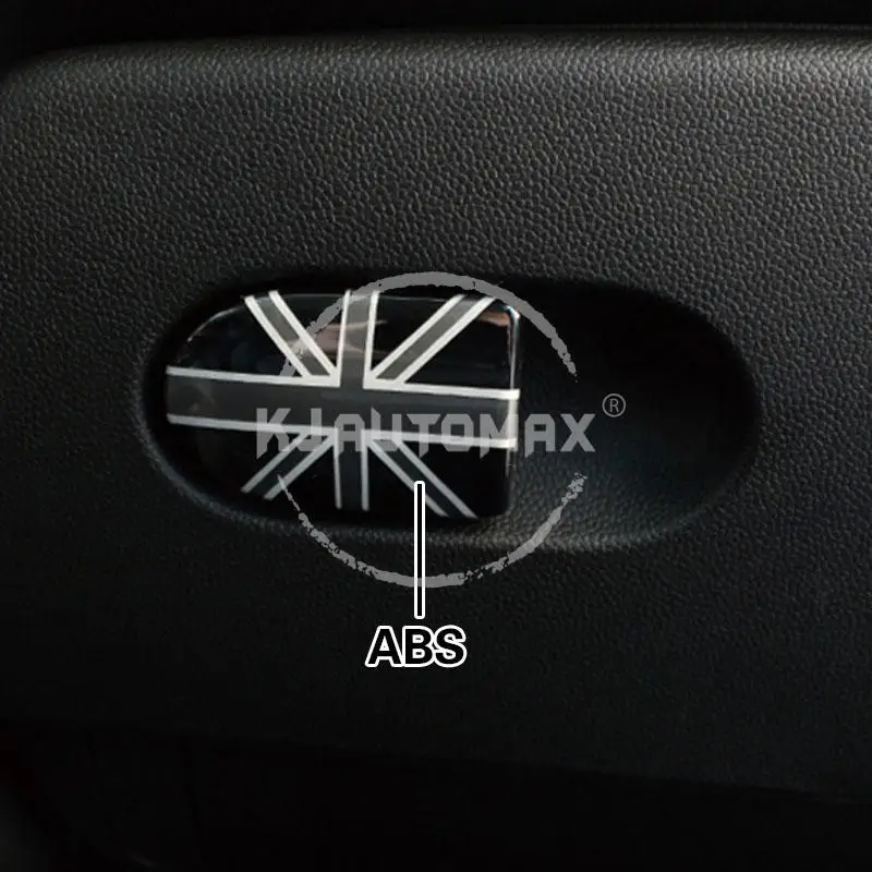 KJAUTOMAX для Mini Cooper F55 F56 красный серый Джек Юнион Джек розовый Checker коробка для хранения ручка украшения ABS