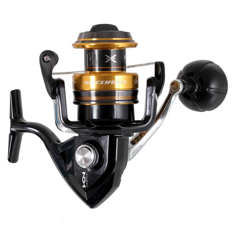 SHIMANO Original SOCORRO SW 5000 6000 8000 10000 4+1BB 10-12 (KG) Drag  HAGANE X-SHIP Saltwater Spinning Fishing Reel - AliExpress