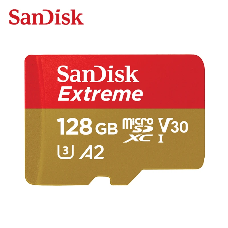 SanDisk A2 Extreme Micro SD Card 64 Гб 128 ГБ 256 Гб карта памяти высокого Скорость 160 МБ/с. TF карта для смартфона