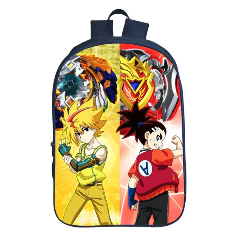 Рюкзак Beyblade Burst с аниме школьный рюкзак Детский Большой Школьный милые школьные