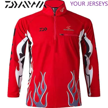 

2020 New Brand Dawa Men Fishing Clothing UV Protection Moisture Wicking Breathable Fishing Clothes Long Sleeve Fishing Shirt